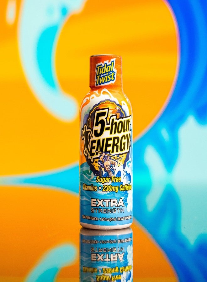 5-hour ENERGY مشروب الطاقة "5-Hour Energy Extra Strength Shots" بنكهة "Tidal Twist"، 24 عبوة (1.93 أونصة سائلة) - Image 4